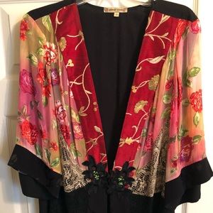 Asian fusion kimono jacket